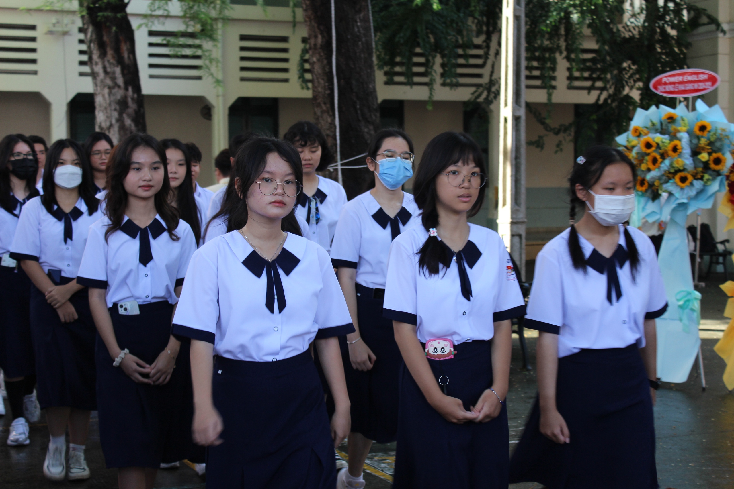 Khai giảng ở trường trung học cổ nhất TP.HCM với 150 tuổi- Ảnh 10. Khai giảng ở trường trung học cổ nhất TP.HCM với 150 tuổi- Ảnh 10.