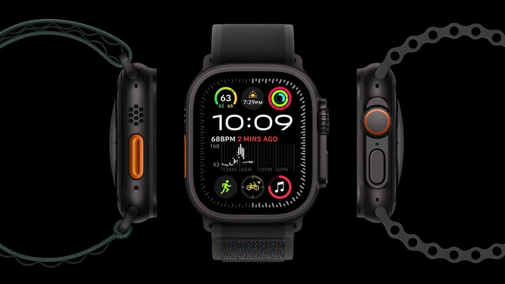 Mẫu Apple Watch Ultra 2 mới được cập nhật thêm màu Titan đen. 458986642_10161055193597663_2703.jpg