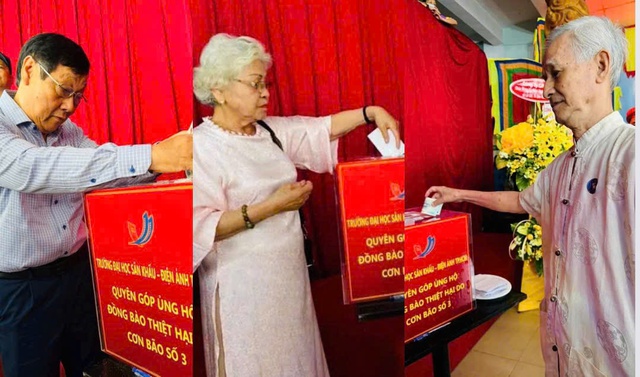 Ngày giỗ tổ sân khấu ấm tình sẻ chia của thầy và trò một trường đại học đào tạo đầu ngành phía Nam - Ảnh 9. Ngày giỗ tổ sân khấu ấm tình sẻ chia của thầy và trò một trường đại học đào tạo đầu ngành phía Nam - Ảnh 9.
