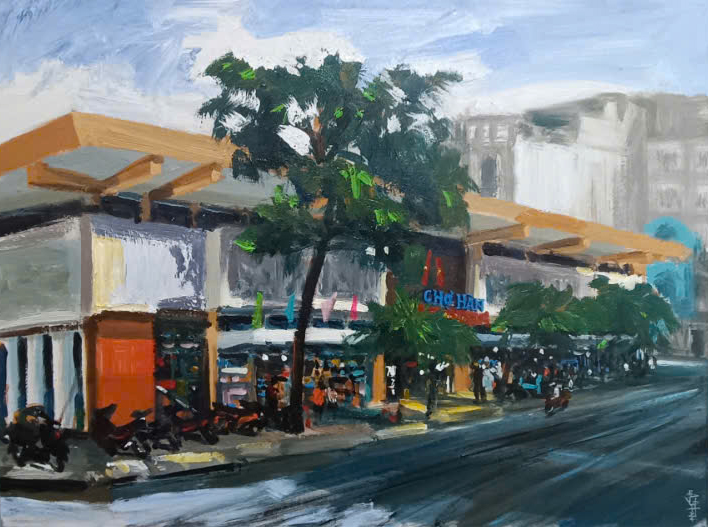Khai mạc triển lãm mỹ thuật “Nét đẹp Đà Nẵng” năm 2024 - Ảnh 10. Khai mạc triển lãm mỹ thuật “Nét đẹp Đà Nẵng” năm 2024 - Ảnh 10.