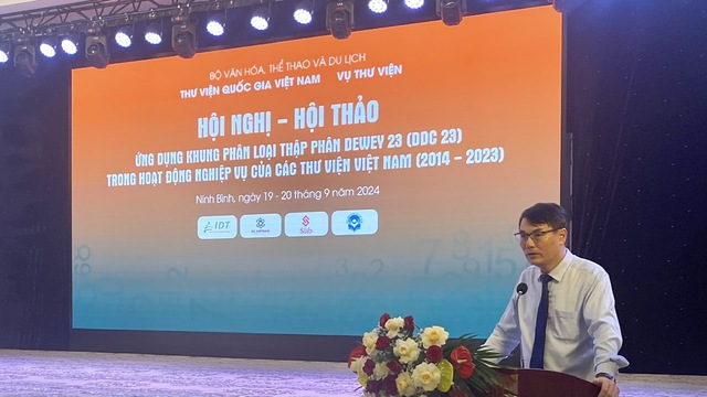 Hội nghị - Hội thảo “Ứng dụng Khung phân loại thập phân Dewey 23 (DDC 23) trong hoạt động nghiệp vụ của các thư viện Việt Nam (2014 - 2023)" - Ảnh 2. Hội nghị - Hội thảo “Ứng dụng Khung phân loại thập phân Dewey 23 (DDC 23) trong hoạt động nghiệp vụ của các thư viện Việt Nam (2014 - 2023)" - Ảnh 2.