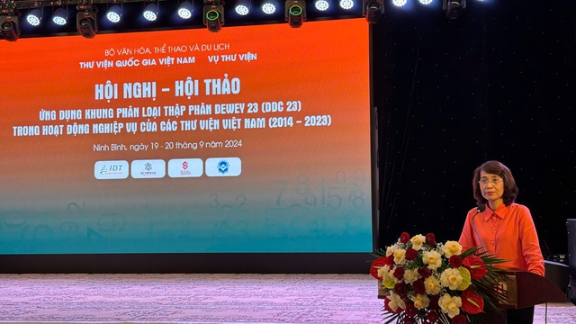 Hội nghị - Hội thảo “Ứng dụng Khung phân loại thập phân Dewey 23 (DDC 23) trong hoạt động nghiệp vụ của các thư viện Việt Nam (2014 - 2023)" - Ảnh 5. Hội nghị - Hội thảo “Ứng dụng Khung phân loại thập phân Dewey 23 (DDC 23) trong hoạt động nghiệp vụ của các thư viện Việt Nam (2014 - 2023)" - Ảnh 5.