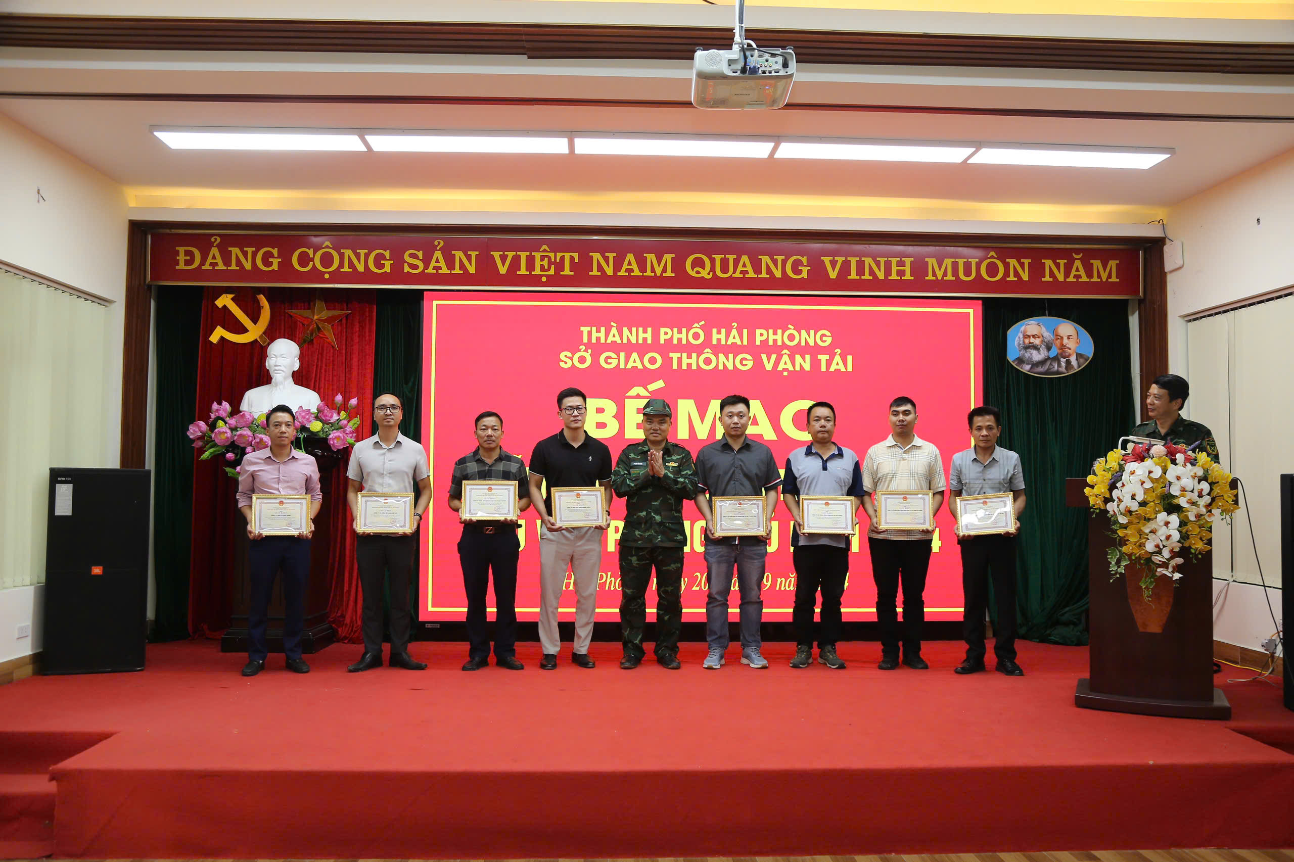 Sở GTVT Hải Phòng diễn tập tác chiến khu vực phòng thủ năm 2024- Ảnh 4. Sở GTVT Hải Phòng diễn tập tác chiến khu vực phòng thủ năm 2024- Ảnh 4.