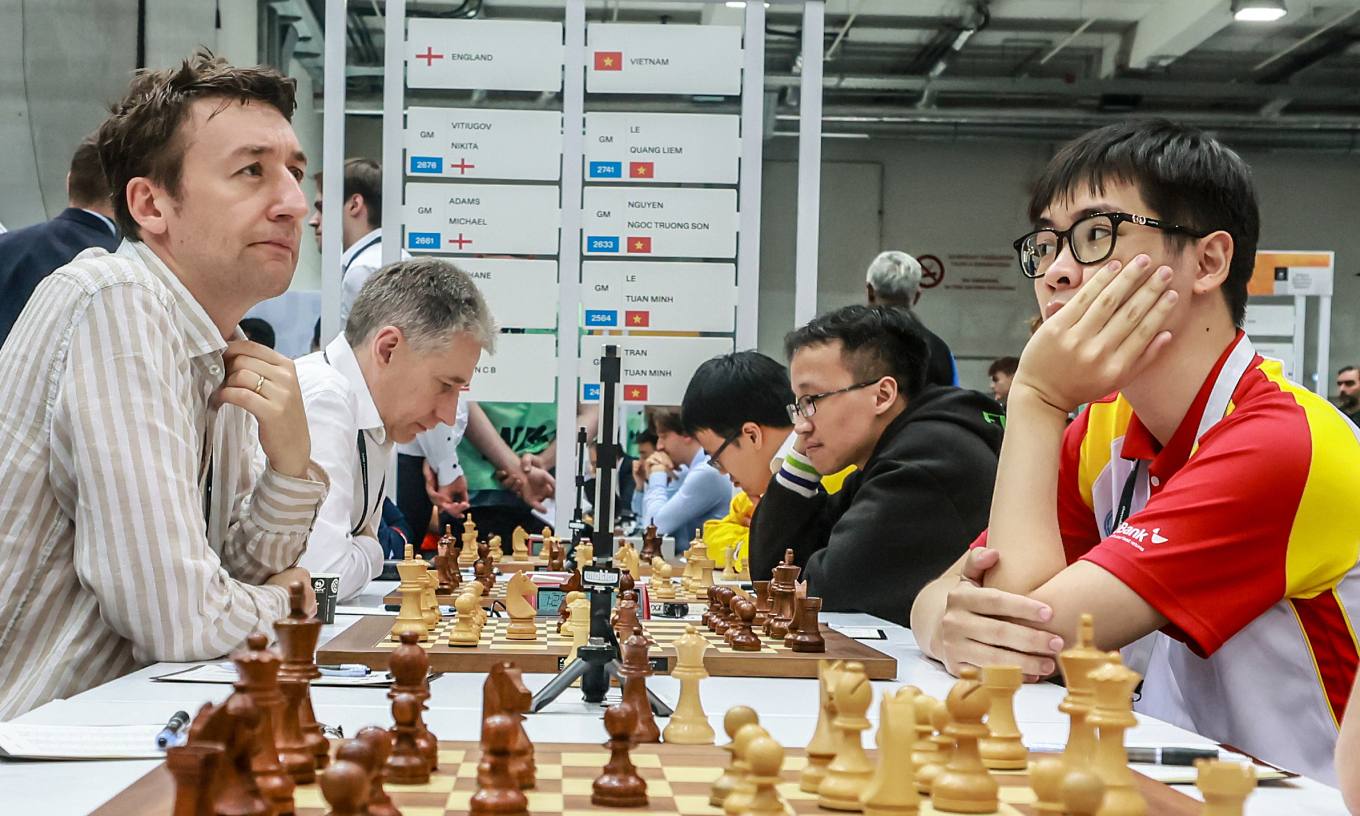 Đội tuyển nữ cờ vua Việt Nam vùng lên mạnh mẽ ở Olympiad- Ảnh 3. Đội tuyển nữ cờ vua Việt Nam vùng lên mạnh mẽ ở Olympiad- Ảnh 3.
