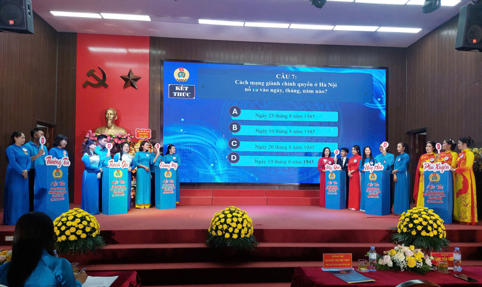 Các đội cũng được tìm hiểu sâu sắc về những thành tựu của Thủ đô đạt được trong 70 năm xây dựng, phát triển...