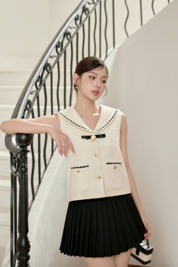 Khẳng định gu thời trang với áo gile trong phong cách dạo phố- Ảnh 7. Khẳng định gu thời trang với áo gile trong phong cách dạo phố- Ảnh 7.