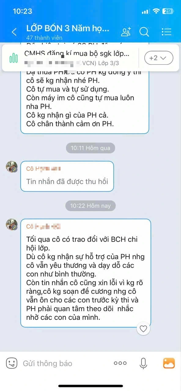 Giáo viên tiểu học 'xin hỗ trợ cái laptop', phụ huynh bức xúc- Ảnh 7. Giáo viên tiểu học 'xin hỗ trợ cái laptop', phụ huynh bức xúc- Ảnh 7.