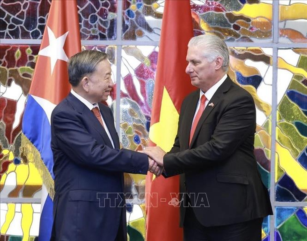Tổng Bí thư, Chủ tịch nước Tô Lâm hội đàm với Bí thư thứ nhất, Chủ tịch Cuba - 7 Tổng Bí thư, Chủ tịch nước Tô Lâm hội đàm với Bí thư thứ nhất, Chủ tịch Cuba - 7
