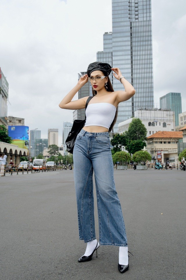 Xu hướng thời trang đường phố đang làm mưa làm gió với quần jeans- Ảnh 9. Xu hướng thời trang đường phố đang làm mưa làm gió với quần jeans- Ảnh 9.