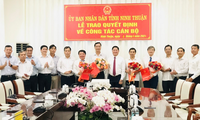 Ninh Thuận trao quyết định điều động, bổ nhiệm cán bộ