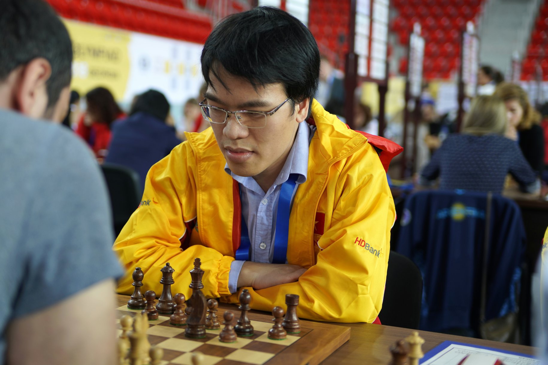 Lê Quang Liêm cùng đội tuyển cờ vua Việt Nam đột phá: Chiếm hạng 4 ở Olympiad- Ảnh 1. Lê Quang Liêm cùng đội tuyển cờ vua Việt Nam đột phá: Chiếm hạng 4 ở Olympiad- Ảnh 1.