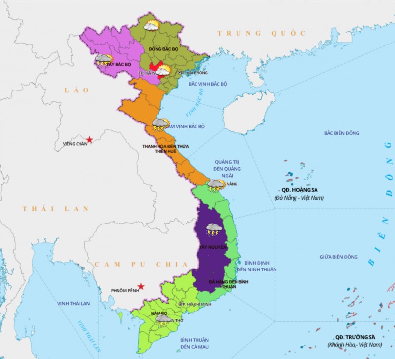 Thời tiết hôm nay (4/9): Bão số 3 có thể đạt cấp bão rất mạnh