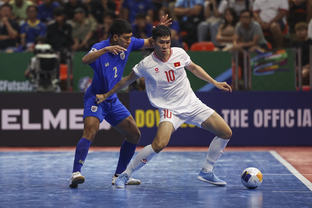 Đội tuyển futsal Việt Nam đụng độ Thái Lan ở giải vô địch Đông Nam Á 2024- Ảnh 2. Đội tuyển futsal Việt Nam đụng độ Thái Lan ở giải vô địch Đông Nam Á 2024- Ảnh 2.
