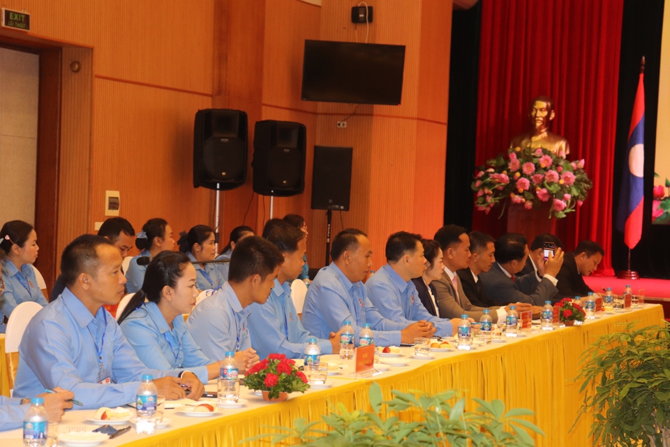 Các học viên là cán bộ Công đoàn của Cộng hòa Dân chủ Nhân dân Lào sẽ được tập huấn, bồi dưỡng kiến thức liên quan đến hoạt động Công đoàn
