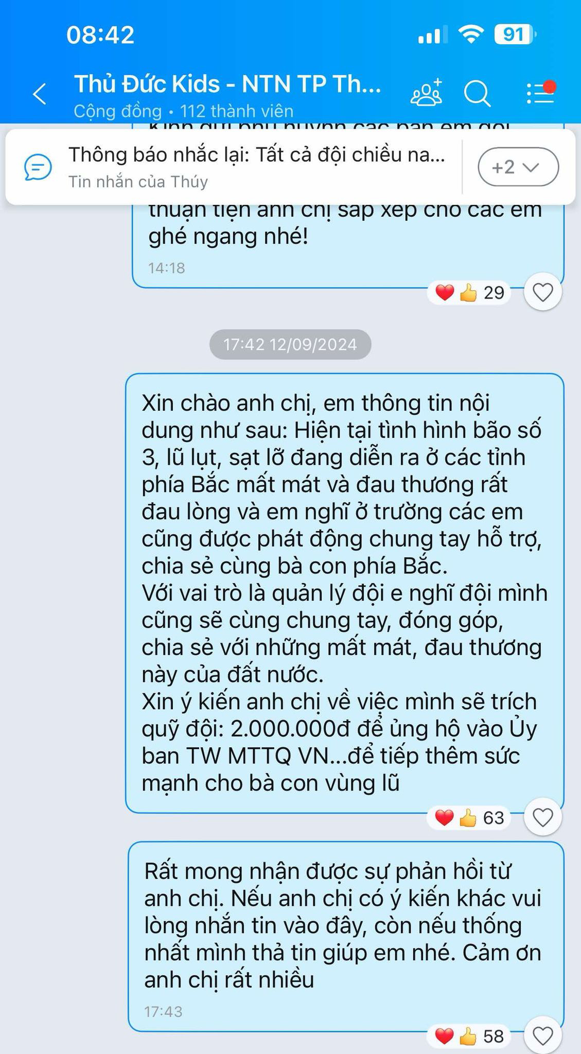 Học sinh diễn văn nghệ, nhặt vỏ lon, bán bánh sandwich… góp tiền ủng hộ đồng bào vùng lũ - Ảnh 1. Học sinh diễn văn nghệ, nhặt vỏ lon, bán bánh sandwich… góp tiền ủng hộ đồng bào vùng lũ - Ảnh 1.