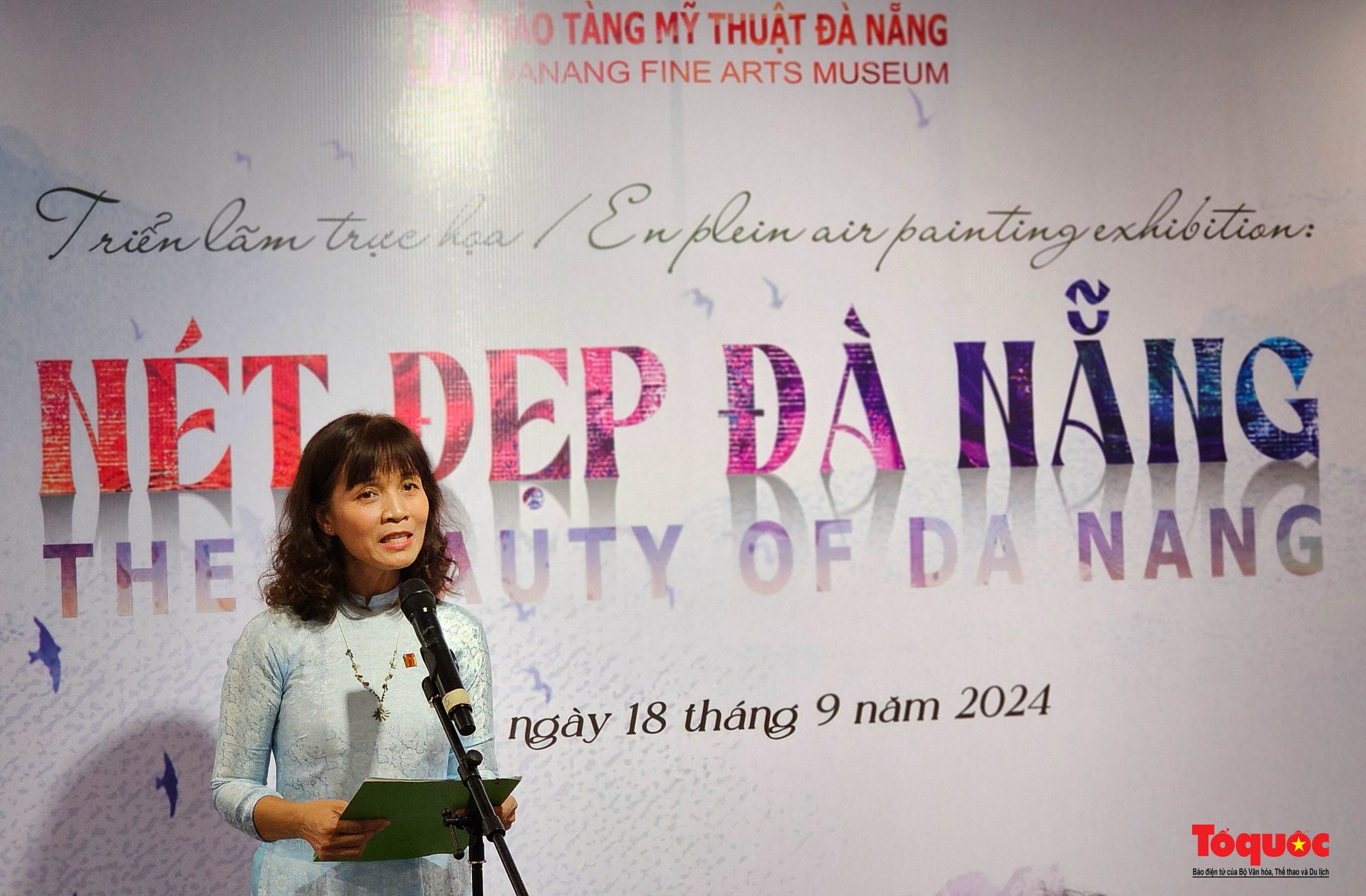 Khai mạc triển lãm mỹ thuật “Nét đẹp Đà Nẵng” năm 2024 - Ảnh 1. Khai mạc triển lãm mỹ thuật “Nét đẹp Đà Nẵng” năm 2024 - Ảnh 1.