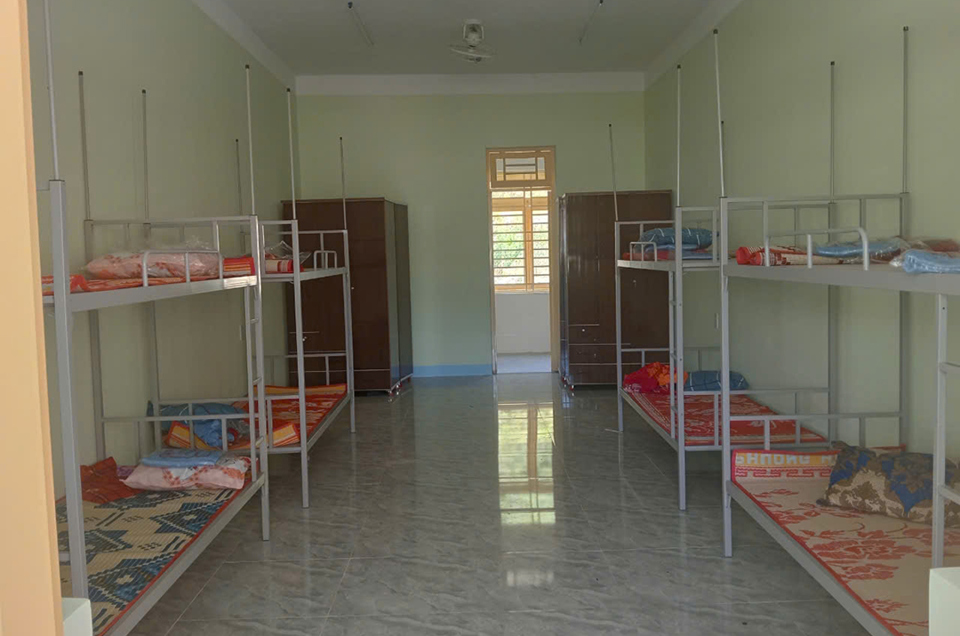 Ký túc xá cho học sinh vùng dân tộc thiểu số.
