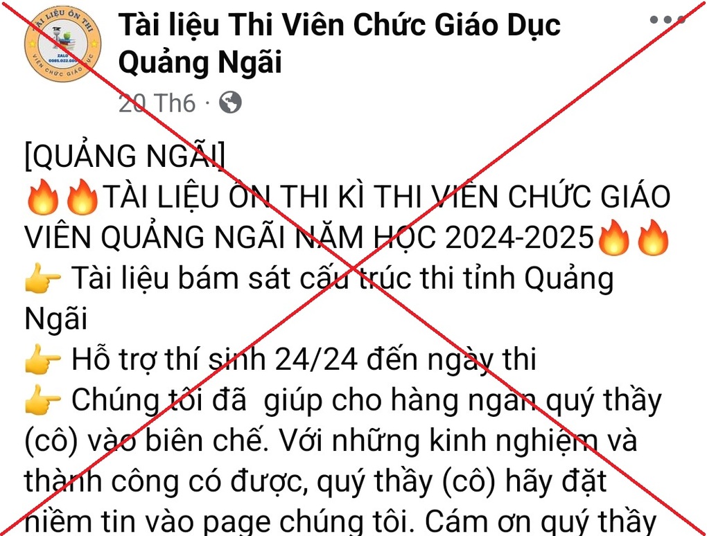 Thực hư tài liệu giúp hàng ngàn thầy cô vào biên chế rao bán trên mạng - 1 Thực hư tài liệu giúp hàng ngàn thầy cô vào biên chế rao bán trên mạng - 1