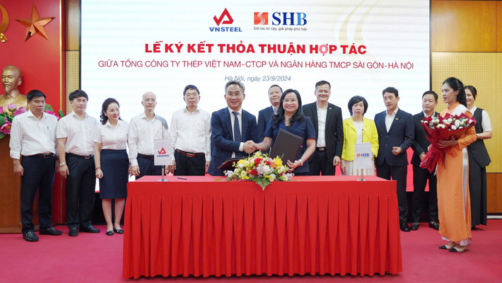 SHB ký kết hợp tác với Tổng Công ty Thép Việt Nam SHB ký kết hợp tác với Tổng Công ty Thép Việt Nam