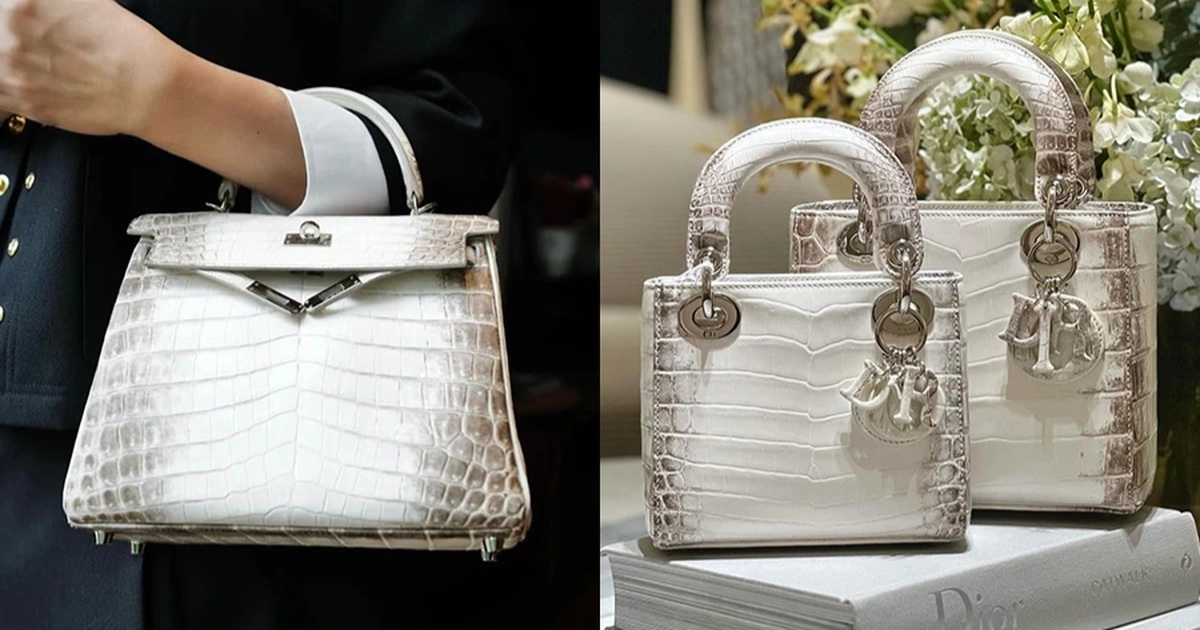 Series of super rare crocodile leather designs similar to Hermes bags that Ms. Truong My Lan asked for back Vietnam.vn