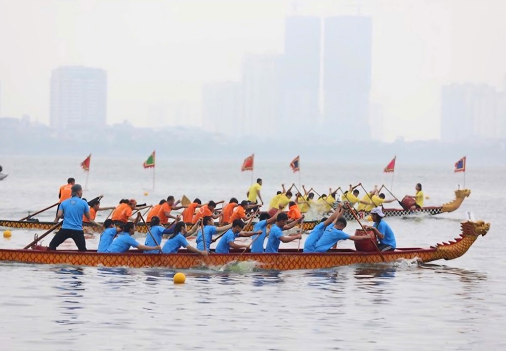 Có gì hấp dẫn ở giải bơi chải thuyền rồng Hà Nội mở rộng?- Ảnh 2. Có gì hấp dẫn ở giải bơi chải thuyền rồng Hà Nội mở rộng?- Ảnh 2.
