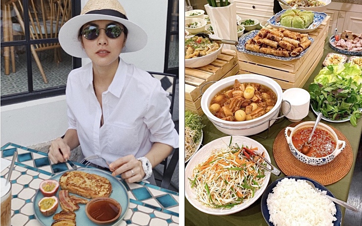 Tăng Thanh Hà nấu bún chả cá 'chuẩn như ngoài hàng' - Ảnh 3. Tăng Thanh Hà nấu bún chả cá 'chuẩn như ngoài hàng' - Ảnh 3.