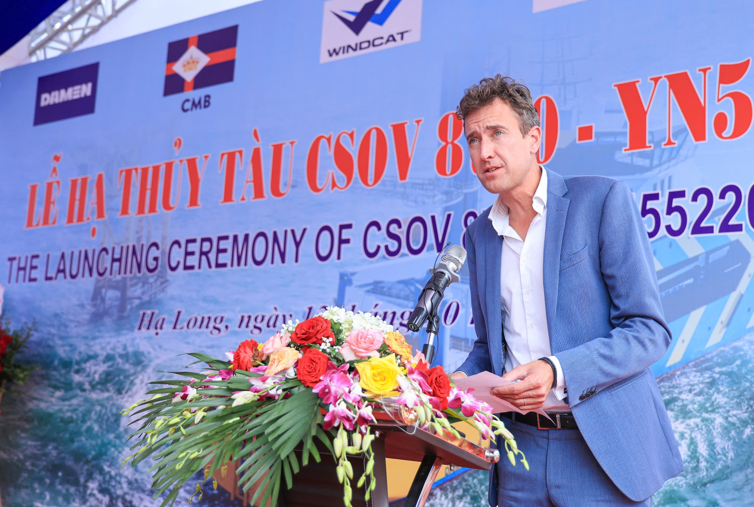 Hạ thủy tàu dịch vụ điện gió công nghệ hiện đại bậc nhất- Ảnh 2. Hạ thủy tàu dịch vụ điện gió công nghệ hiện đại bậc nhất- Ảnh 2.