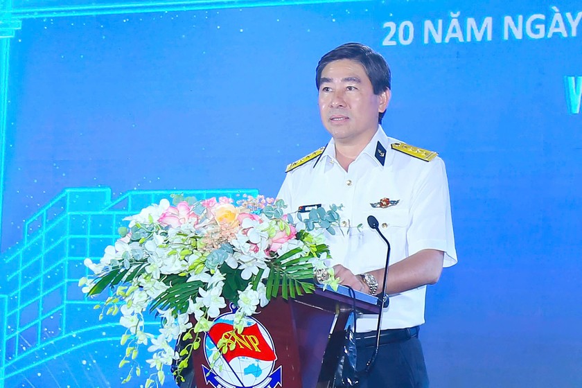Đại tá Ngô Minh Thuấn phát biểu