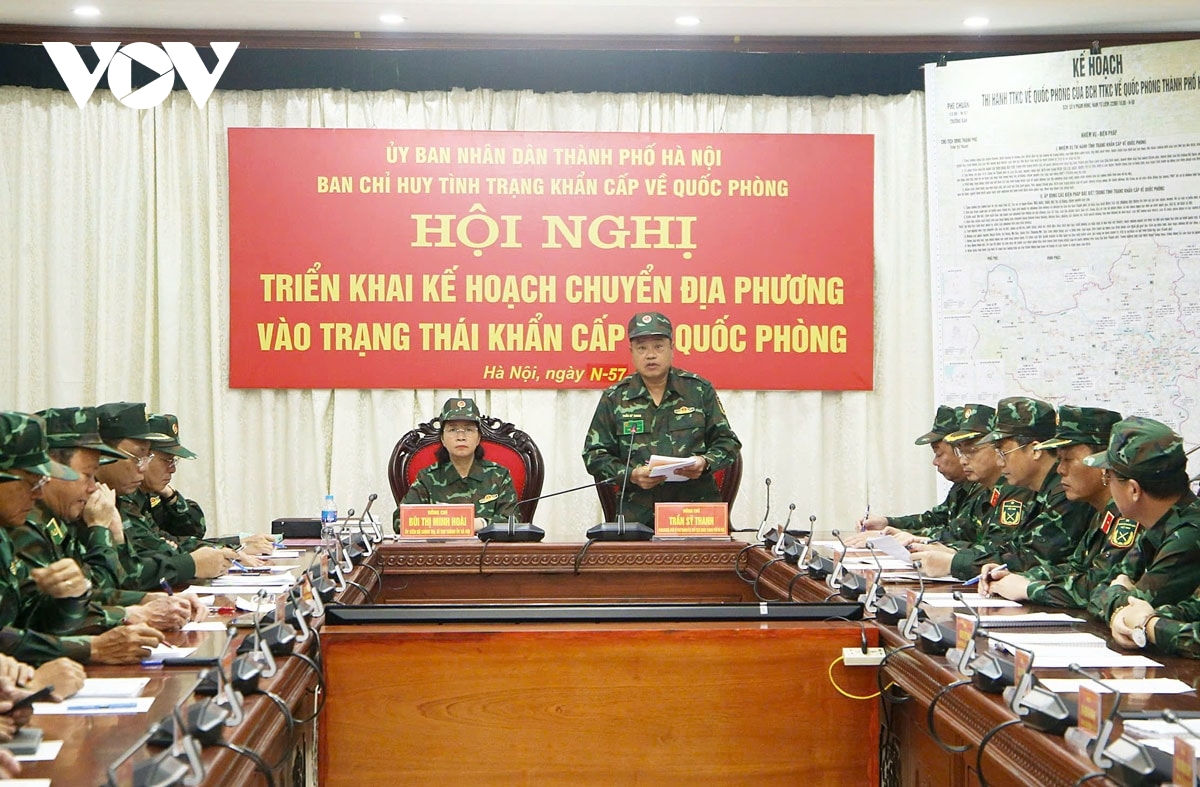 khai mạc diễn tập khu vực phòng thủ thành phố hà nội hình ảnh 2 khai mac dien tap khu vuc phong thu thanh pho ha noi hinh anh 2
