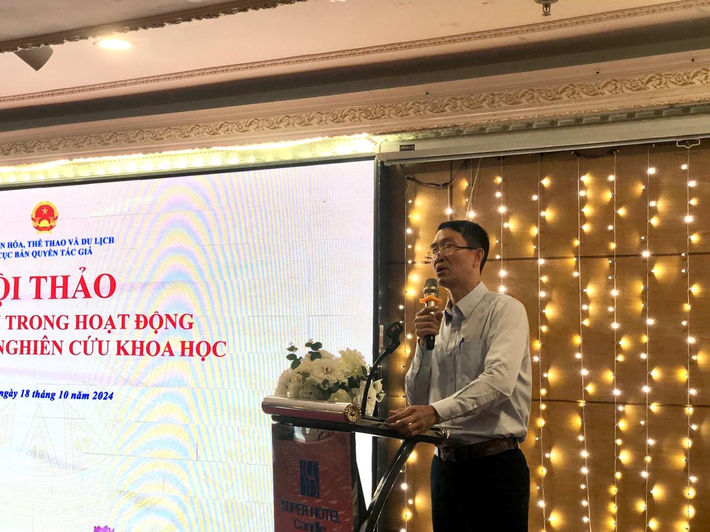 Hội thảo về bản quyền trong hoạt động giảng dạy và nghiên cứu khoa học: Nâng cao và thúc đẩy hoàn thiện quyền tác giả - Ảnh 4. Hội thảo về bản quyền trong hoạt động giảng dạy và nghiên cứu khoa học: Nâng cao và thúc đẩy hoàn thiện quyền tác giả - Ảnh 4.
