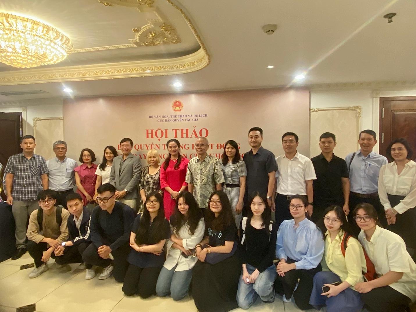Hội thảo về bản quyền trong hoạt động giảng dạy và nghiên cứu khoa học: Nâng cao và thúc đẩy hoàn thiện quyền tác giả - Ảnh 6. Hội thảo về bản quyền trong hoạt động giảng dạy và nghiên cứu khoa học: Nâng cao và thúc đẩy hoàn thiện quyền tác giả - Ảnh 6.