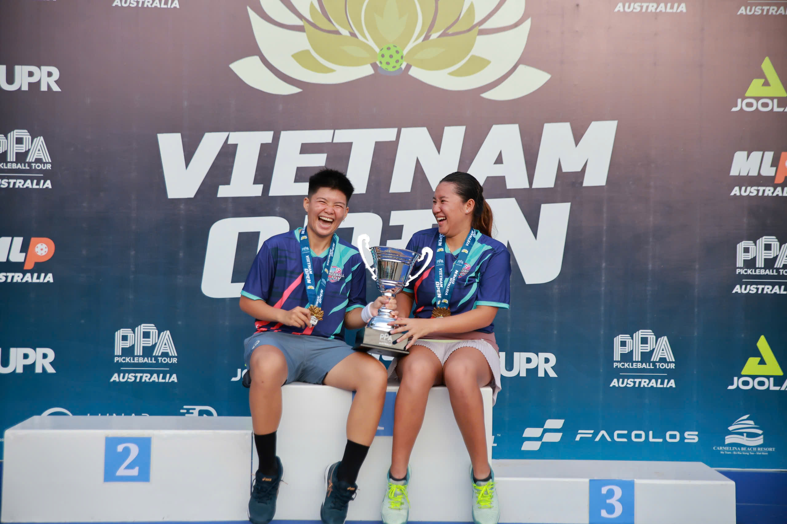 Sophia Huỳnh Trần giành HCV tại giải pickleball danh giá PPA Tour Australia- Ảnh 4. Sophia Huỳnh Trần giành HCV tại giải pickleball danh giá PPA Tour Australia- Ảnh 4.
