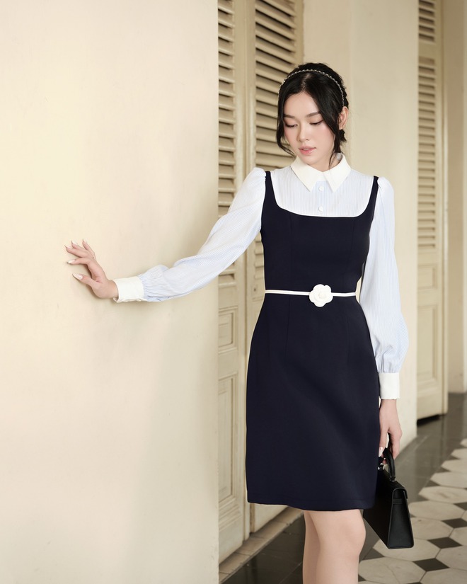 Say đắm mọi ánh nhìn với thời trang trắng đen kinh điển- Ảnh 5. Say đắm mọi ánh nhìn với thời trang trắng đen kinh điển- Ảnh 5.