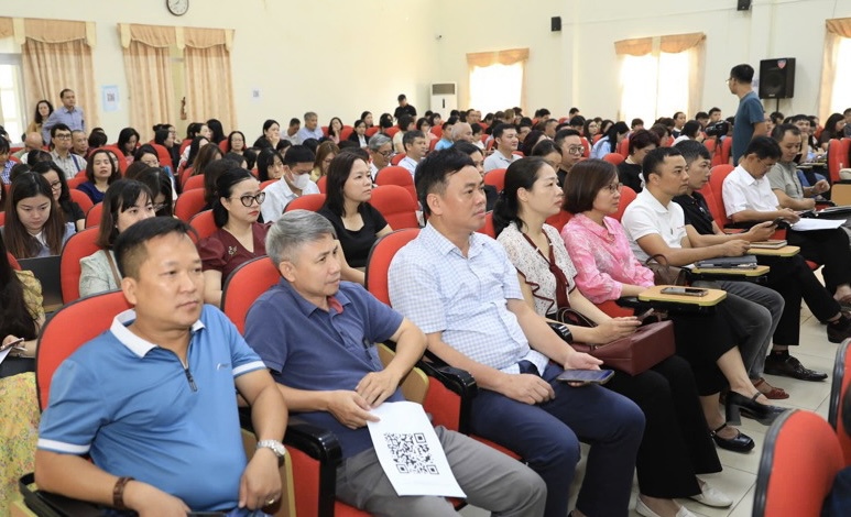 Đội ngũ cán bộ, phóng viên, biên tập viên tham gia lớp tập huấn