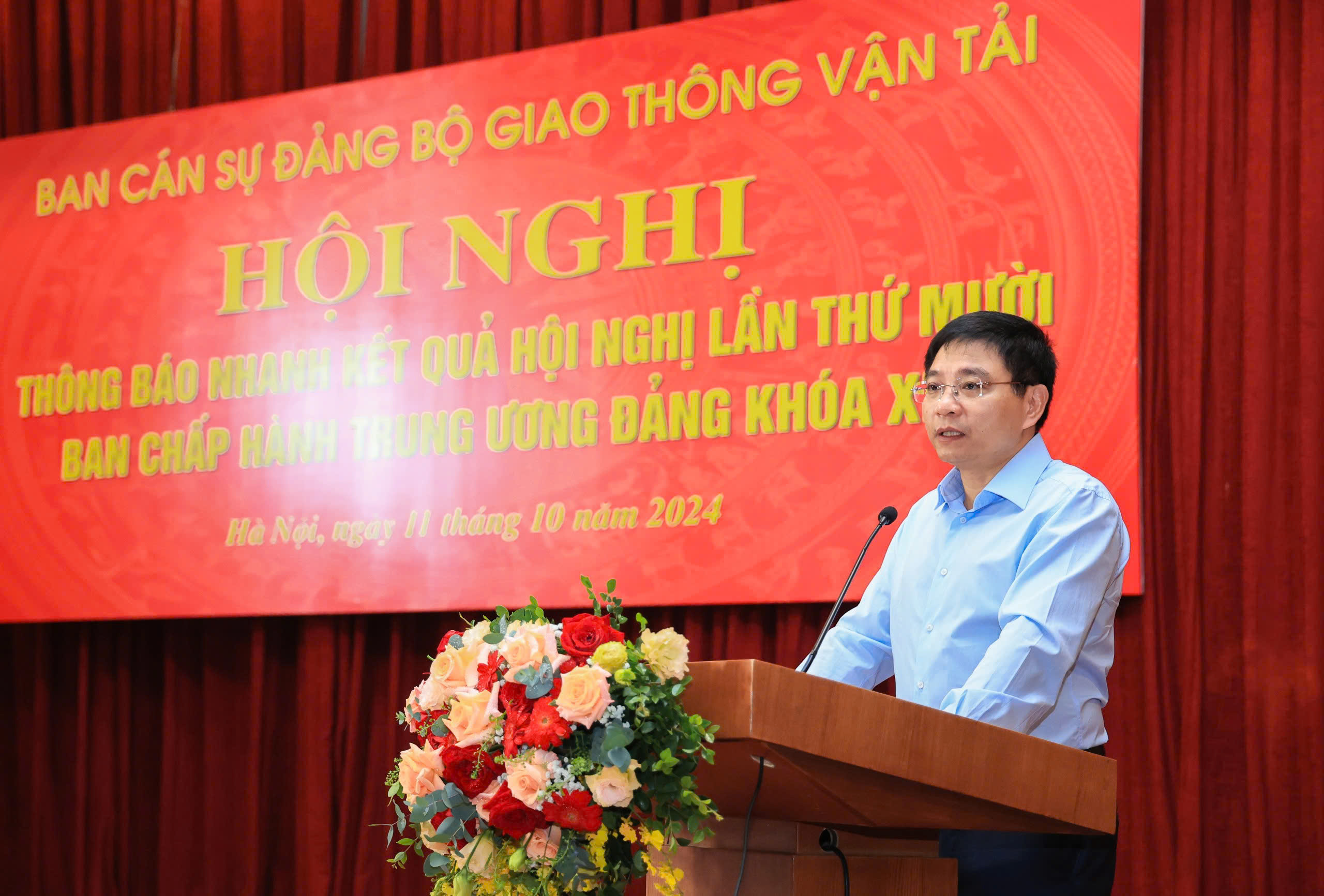 Bộ GTVT thông báo nhanh kết quả Hội nghị lần thứ 10 Trung ương Đảng khóa XIII- Ảnh 1. Bộ GTVT thông báo nhanh kết quả Hội nghị lần thứ 10 Trung ương Đảng khóa XIII- Ảnh 1.