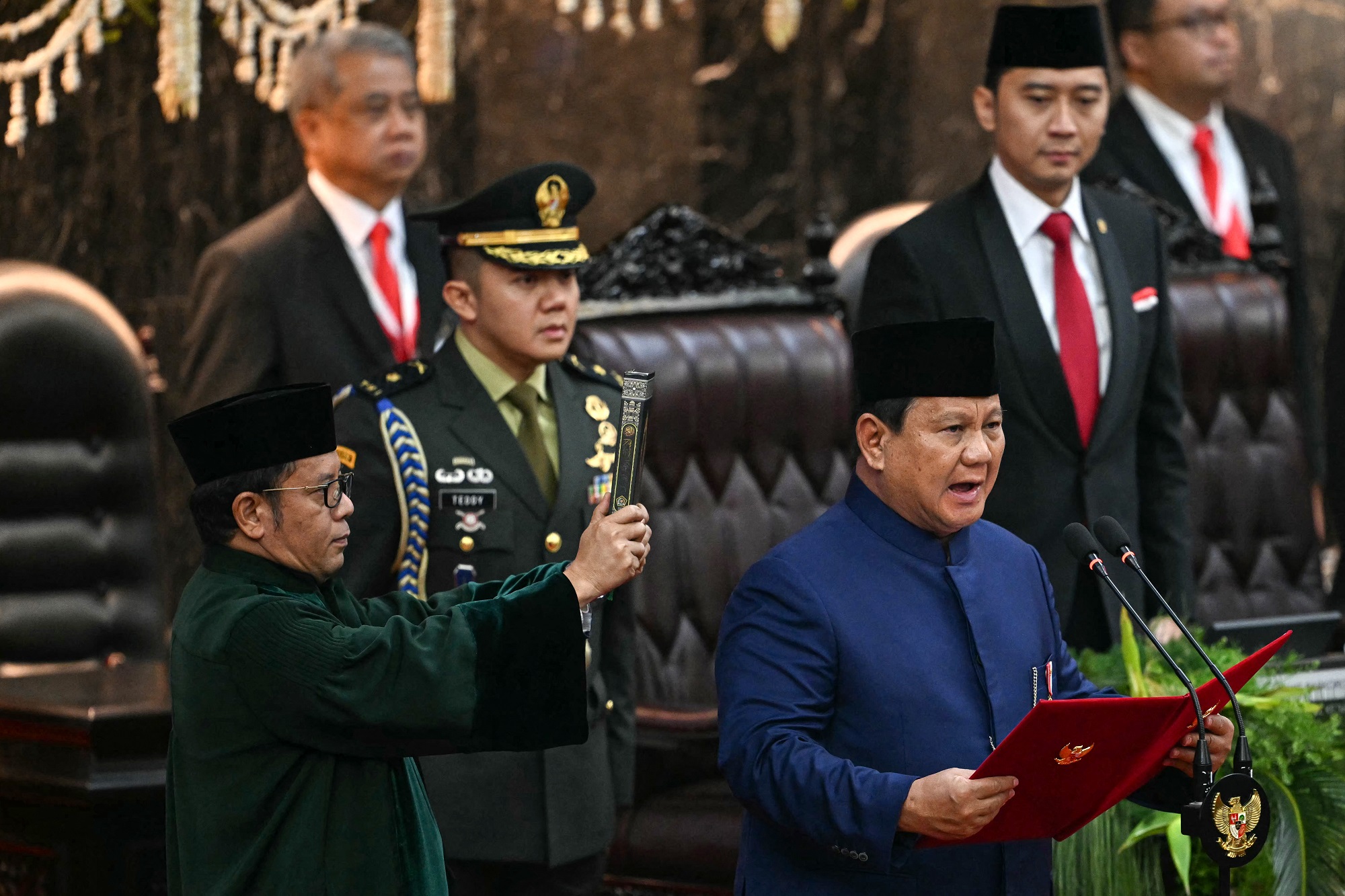 Cựu tướng Prabowo Subianto nhậm chức Tổng thống Indonesia- Ảnh 1. Cựu tướng Prabowo Subianto nhậm chức Tổng thống Indonesia- Ảnh 1.