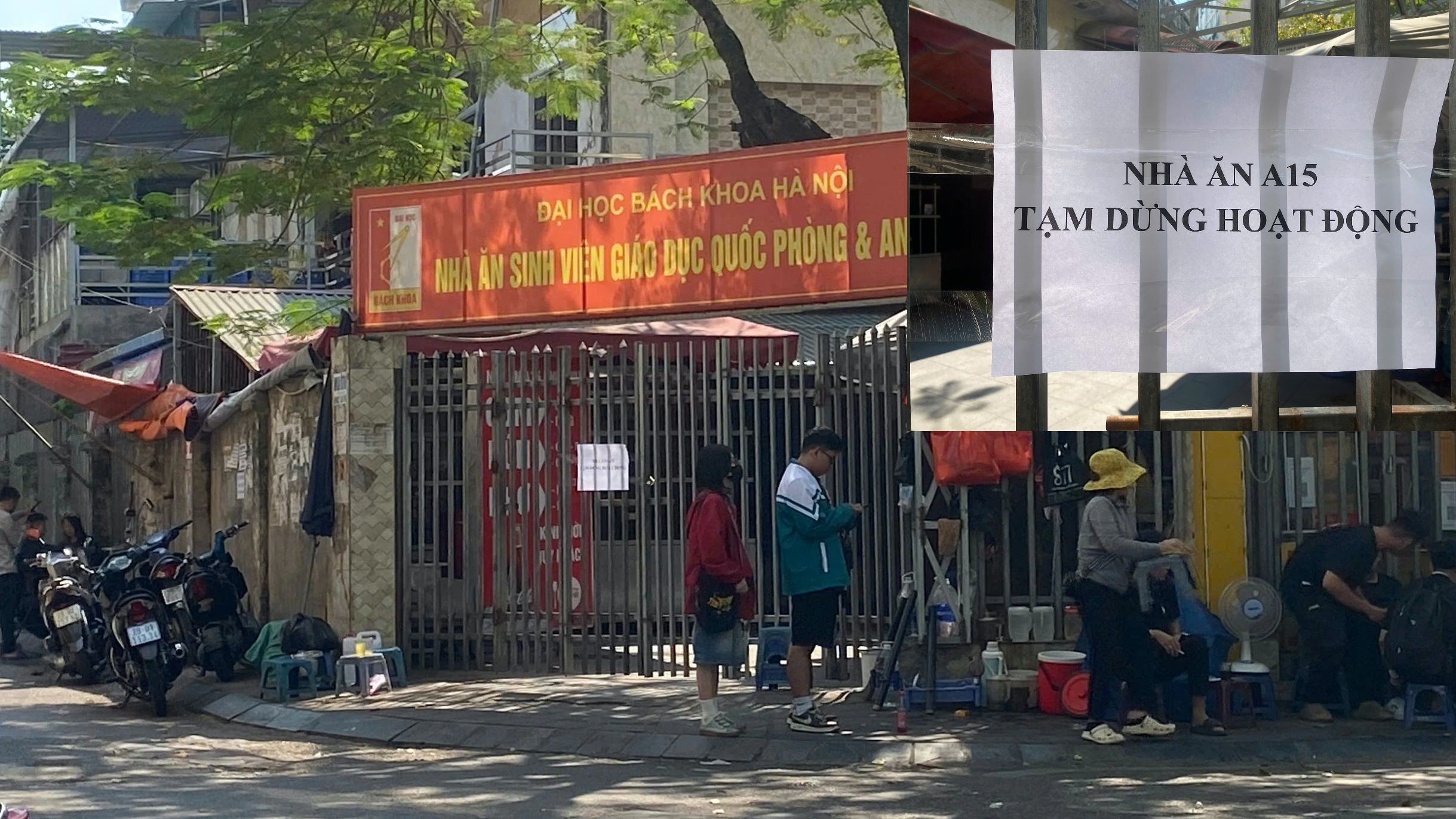 Đóng cửa nhà ăn A15 ĐH Bách khoa Hà Nội sau sự cố ‘cơm thừa canh cặn’- Ảnh 1. Đóng cửa nhà ăn A15 ĐH Bách khoa Hà Nội sau sự cố ‘cơm thừa canh cặn’- Ảnh 1.