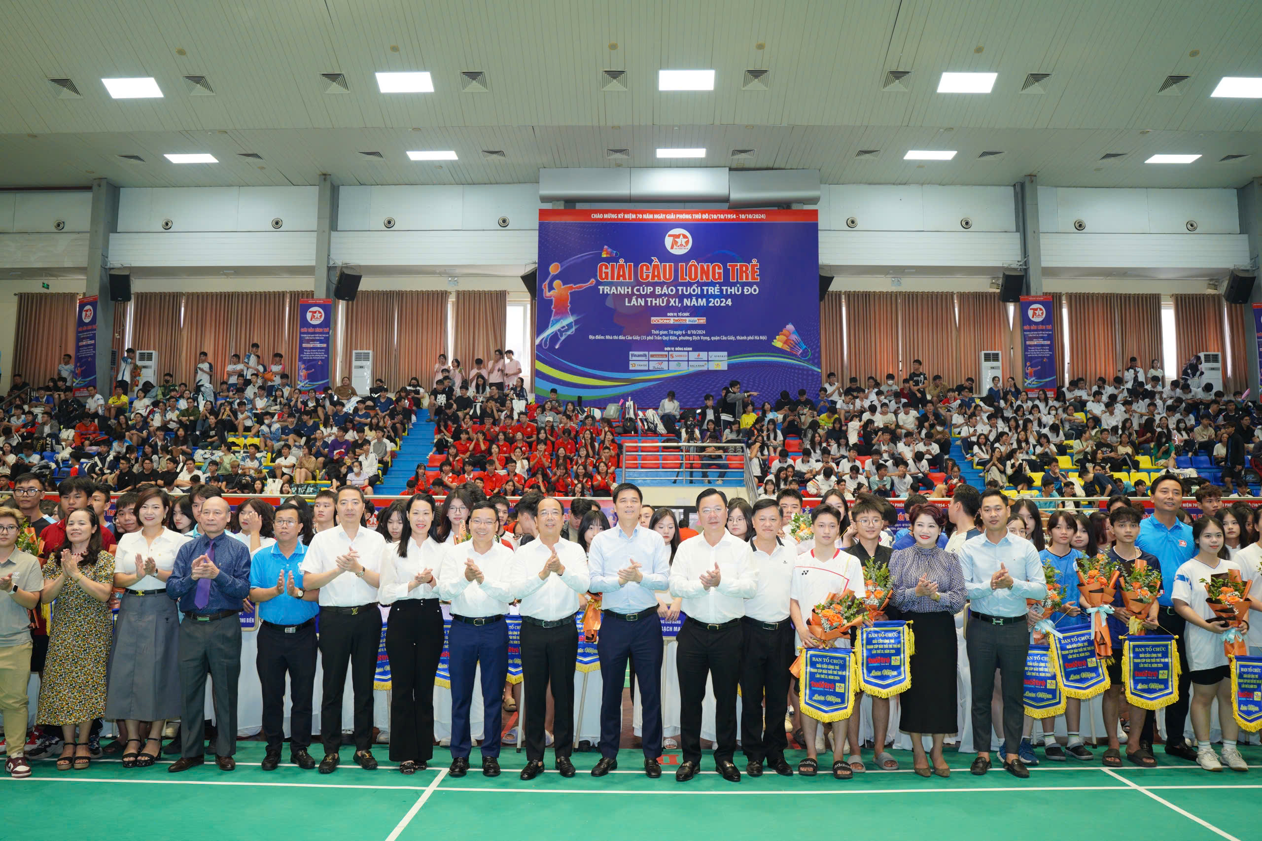 Hơn 1.200 vận động viên tham gia giải cầu lông trẻ lần thứ 11- Ảnh 1. Hơn 1.200 vận động viên tham gia giải cầu lông trẻ lần thứ 11- Ảnh 1.