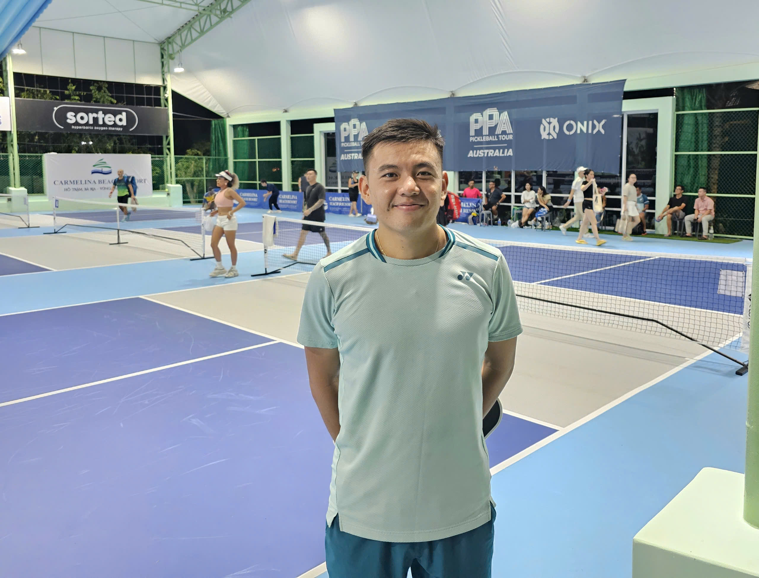 Lý Hoàng Nam phong độ 'hủy diệt' ở lần đầu đánh giải pickleball chuyên nghiệp
- Ảnh 1. Lý Hoàng Nam phong độ 'hủy diệt' ở lần đầu đánh giải pickleball chuyên nghiệp
- Ảnh 1.