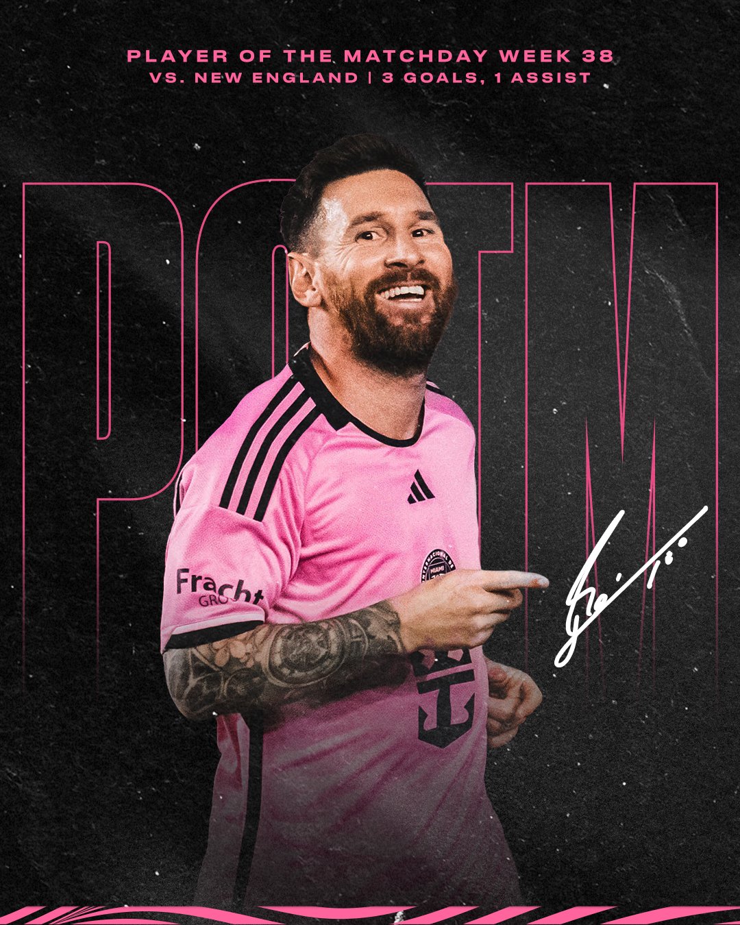 Messi lần thứ 6 trong mùa giải MLS đoạt giải thưởng Cầu thủ xuất sắc nhất vòng đấu Messi lần thứ 6 trong mùa giải MLS đoạt giải thưởng Cầu thủ xuất sắc nhất vòng đấu