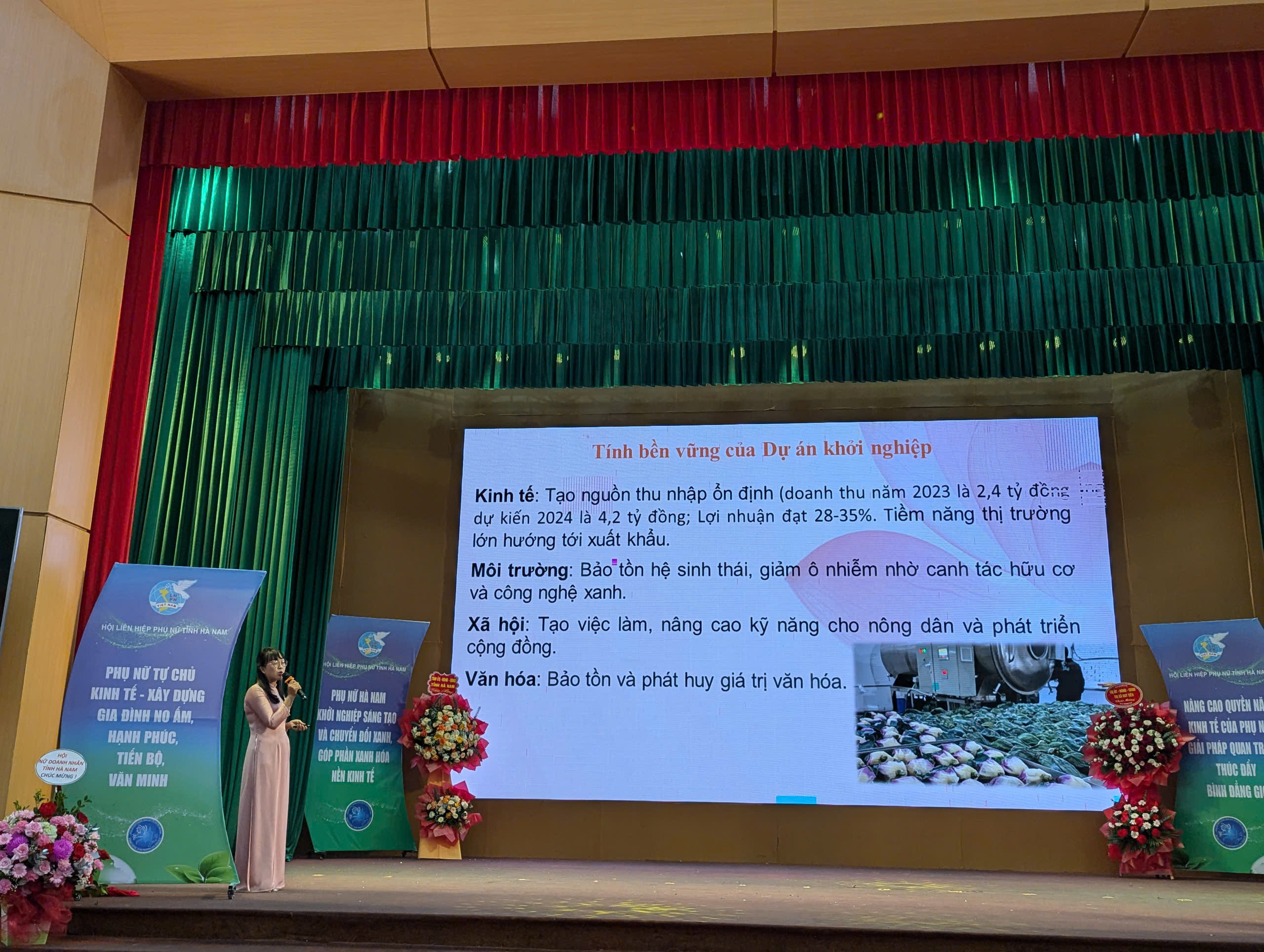 “Phụ nữ Hà Nam khởi nghiệp sáng tạo và chuyển đổi xanh”- Ảnh 1. “Phụ nữ Hà Nam khởi nghiệp sáng tạo và chuyển đổi xanh”- Ảnh 1.