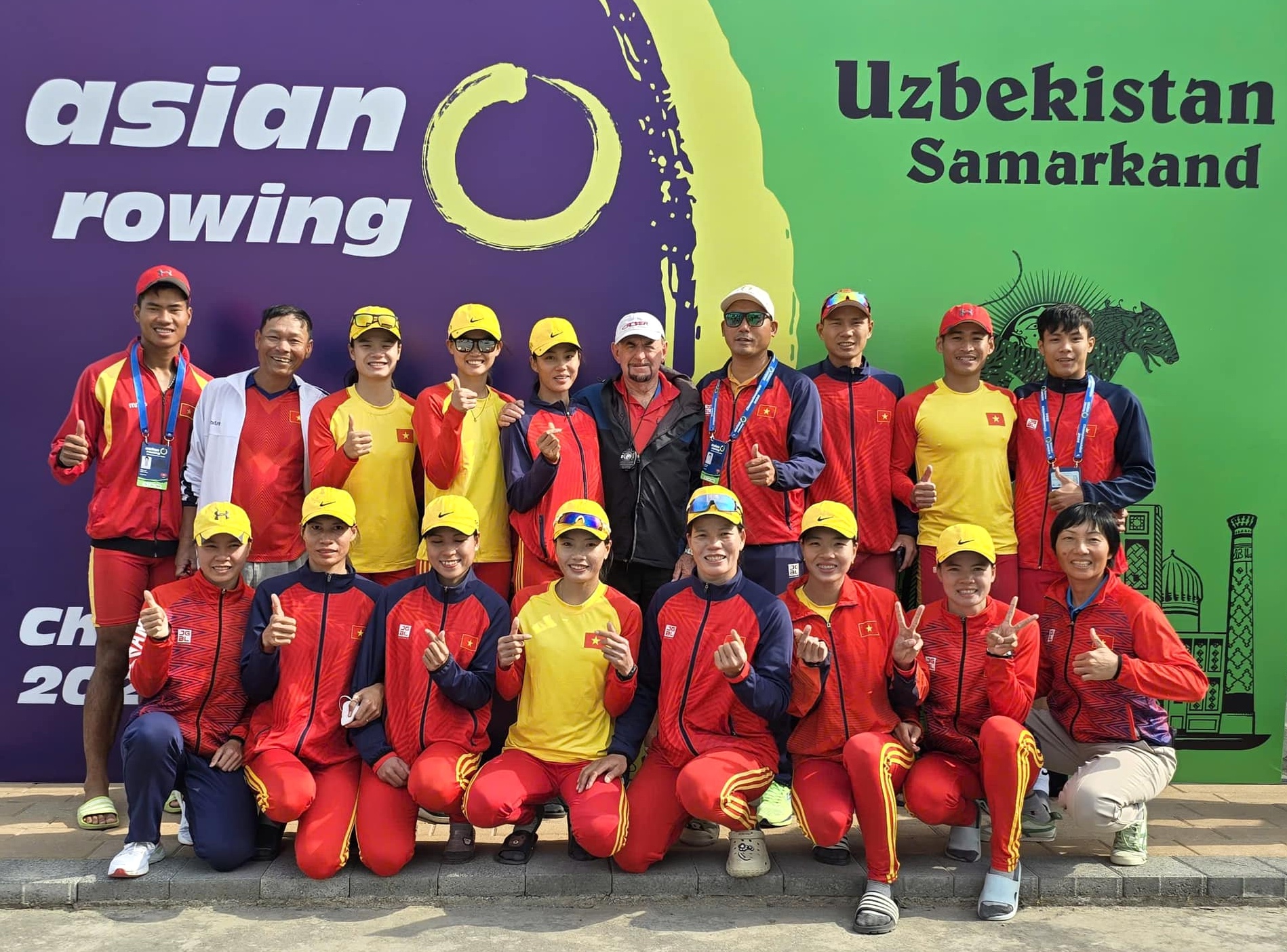 Đoàn rowing Việt Nam tại giải vô địch châu Á 2024 tại Uzbekistan Đoàn rowing Việt Nam tại giải vô địch châu Á 2024 tại Uzbekistan