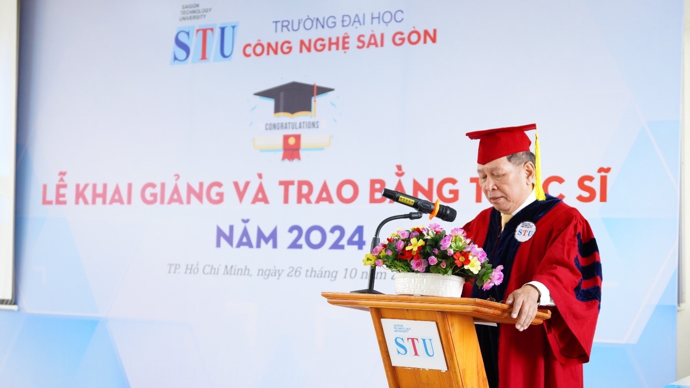 STU tổ chức Lễ khai giảng và trao bằng tốt nghiệp thạc sĩ năm 2024- Ảnh 1. STU tổ chức Lễ khai giảng và trao bằng tốt nghiệp thạc sĩ năm 2024