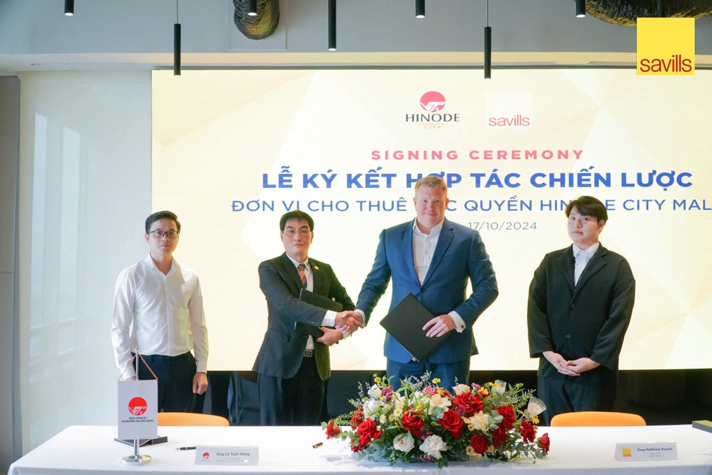 Savills trở thành đơn vị cho thuê độc quyền trung tâm thương mại dự án Hinode City - 1 Savills trở thành đơn vị cho thuê độc quyền trung tâm thương mại dự án Hinode City - 1
