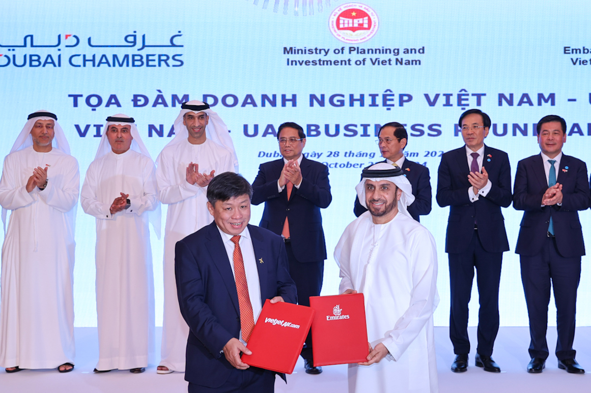 Vietjet hợp tác cùng Emirates mở rộng mạng bay quốc tế- Ảnh 1. Vietjet hợp tác cùng Emirates mở rộng mạng bay quốc tế- Ảnh 1.