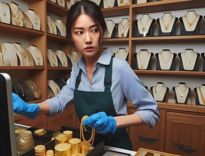 Vỡ lở vụ nhân viên trộm gần 46kg vàng, các hiệu vàng toàn thành phố tổng kiểm kê - Ảnh 1. Vỡ lở vụ nhân viên trộm gần 46kg vàng, các hiệu vàng toàn thành phố tổng kiểm kê - Ảnh 1.