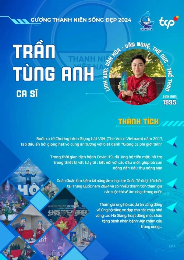 "Giọng ca phi giới tính" được nhiều người khen vì có những hành động đẹp - Vietnam.vn "Giọng ca phi giới tính" được nhiều người khen vì có những hành động đẹp