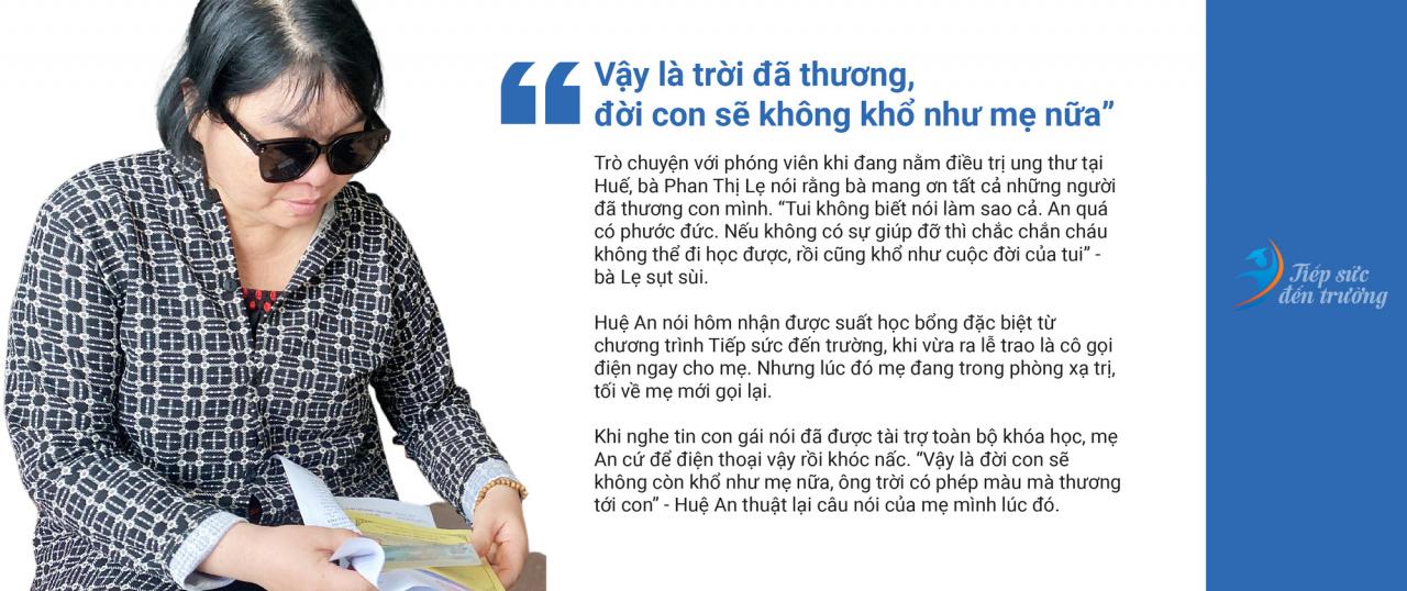 Như cổ tích, con gái người mẹ ung thư được tiếp sức 2 lần: Bình an nhé Huệ An! - Vietnam.vn Như cổ tích, con gái người mẹ ung thư được tiếp sức 2 lần: Bình an nhé Huệ An!
