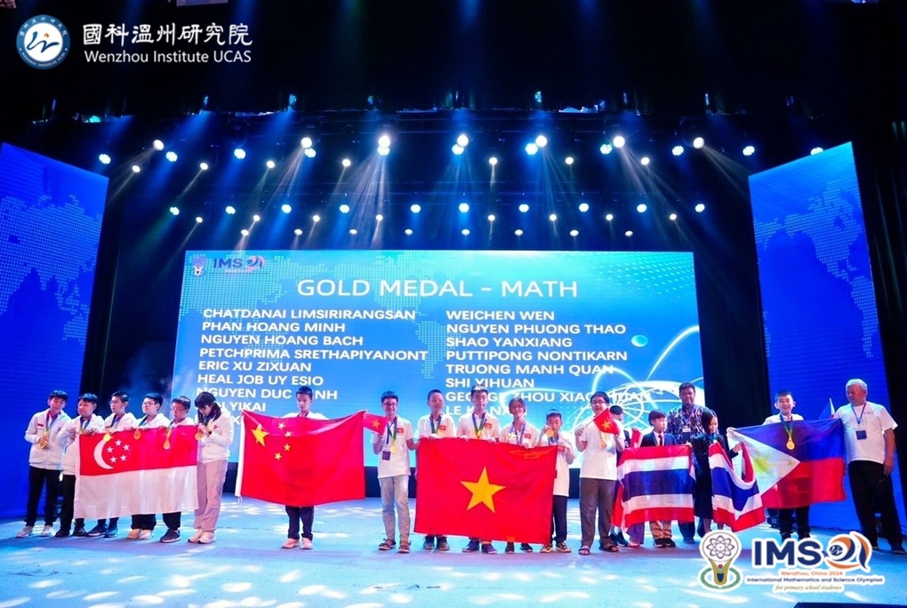 Nữ sinh lớp 7 giành huy chương vàng Olympic toán và khoa học quốc tế 2024 Nữ sinh lớp 7 giành huy chương vàng Olympic toán và khoa học quốc tế 2024