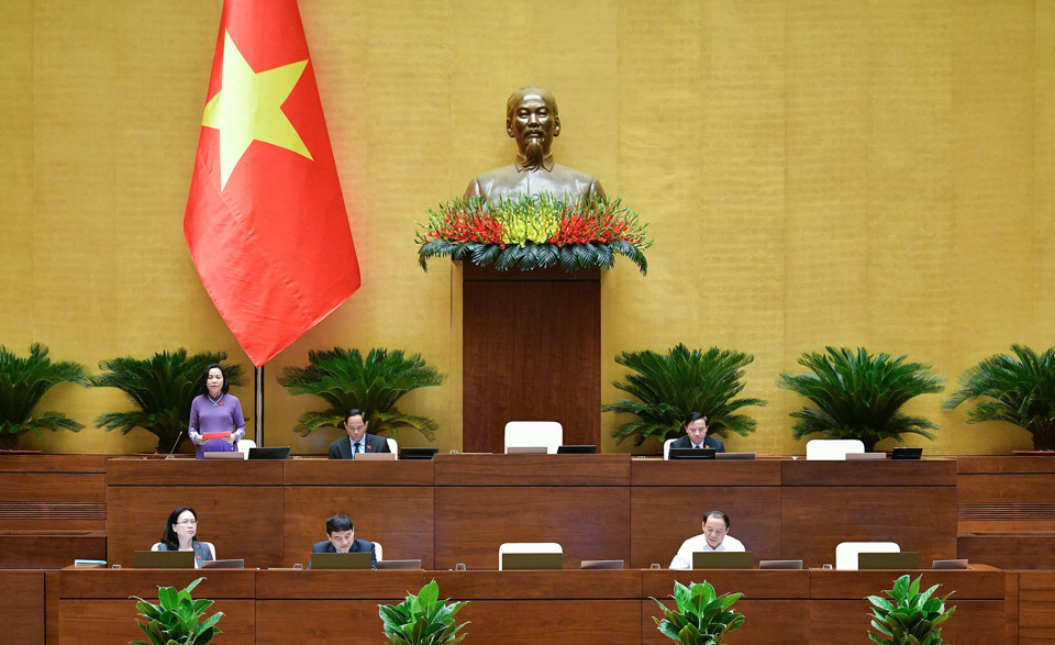 Quang cảnh một phiên làm việc của Kỳ họp thứ 8 của Quốc hội - Ảnh: Quochoi.vn
